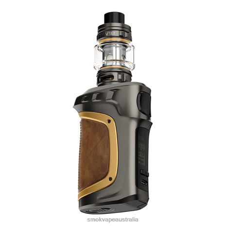 SMOK vape kit - Gun Metal Gold Leater SMOK MAG-18 KIT J6Z0H78