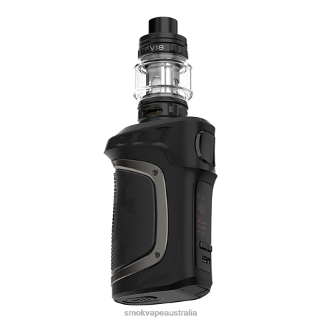 SMOK vape near me - Black Gun Metal Leater SMOK MAG-18 KIT J6Z0H71