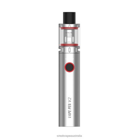 SMOK vape near me - Stainless SMOK Vape Pen V2 Kit J6Z0H281